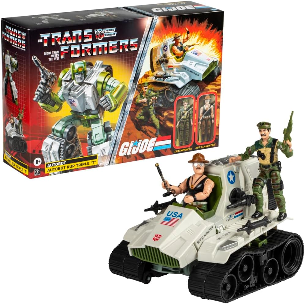 Transformers Collaborative G.I. Joe x Autobot Kup Triple T Figura d...