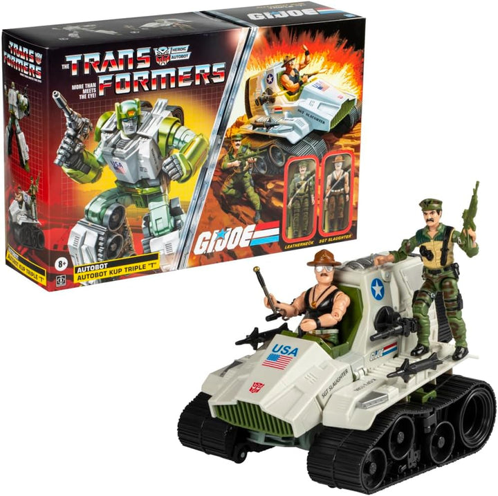 Transformers Collaborative G.I. Joe x Autobot Kup Triple T Figura d...