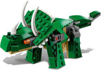 LEGO 31058 Creator Mighty Dinosaurs Juguete 3 en 1, modelo T. rex, figuras de dinosaurios triceratops y pterodáctilo, regalos para niños y niñas de 7 a 12 años
