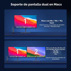 [Certificado Intel] Cable Matters 11 en 1 Thunderbolt 5 Dock con TB Share