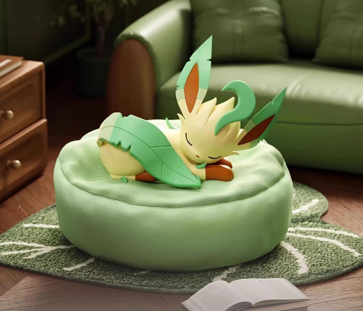 Pokemon - Caja ciega para dormir Eevee - con cama - Mini - Caja de acebo