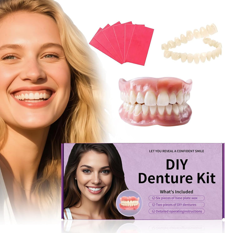 Kit de prótesis para bricolaje en casa | Juego completo de dientes...