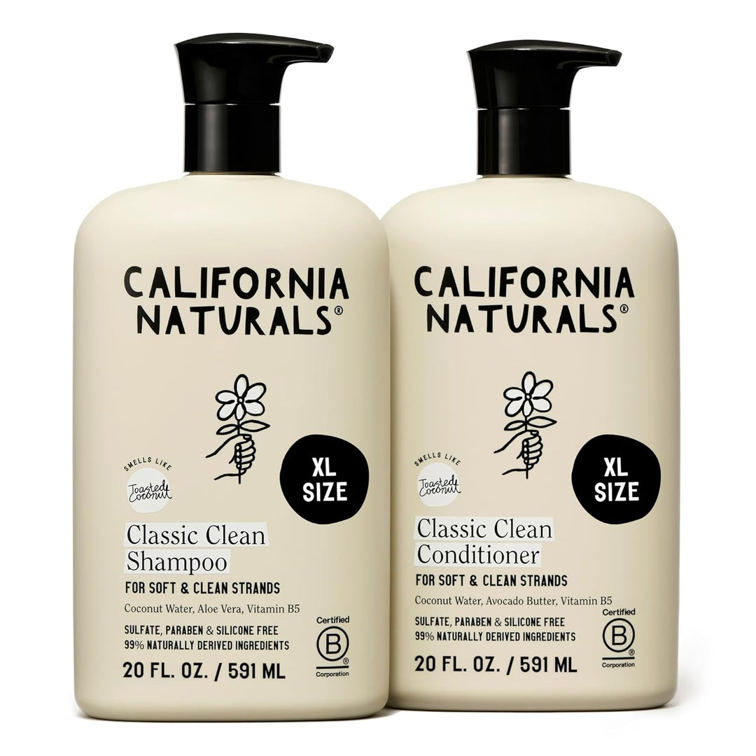 California Naturals Classic Clean - Juego de champú y acondicionado...