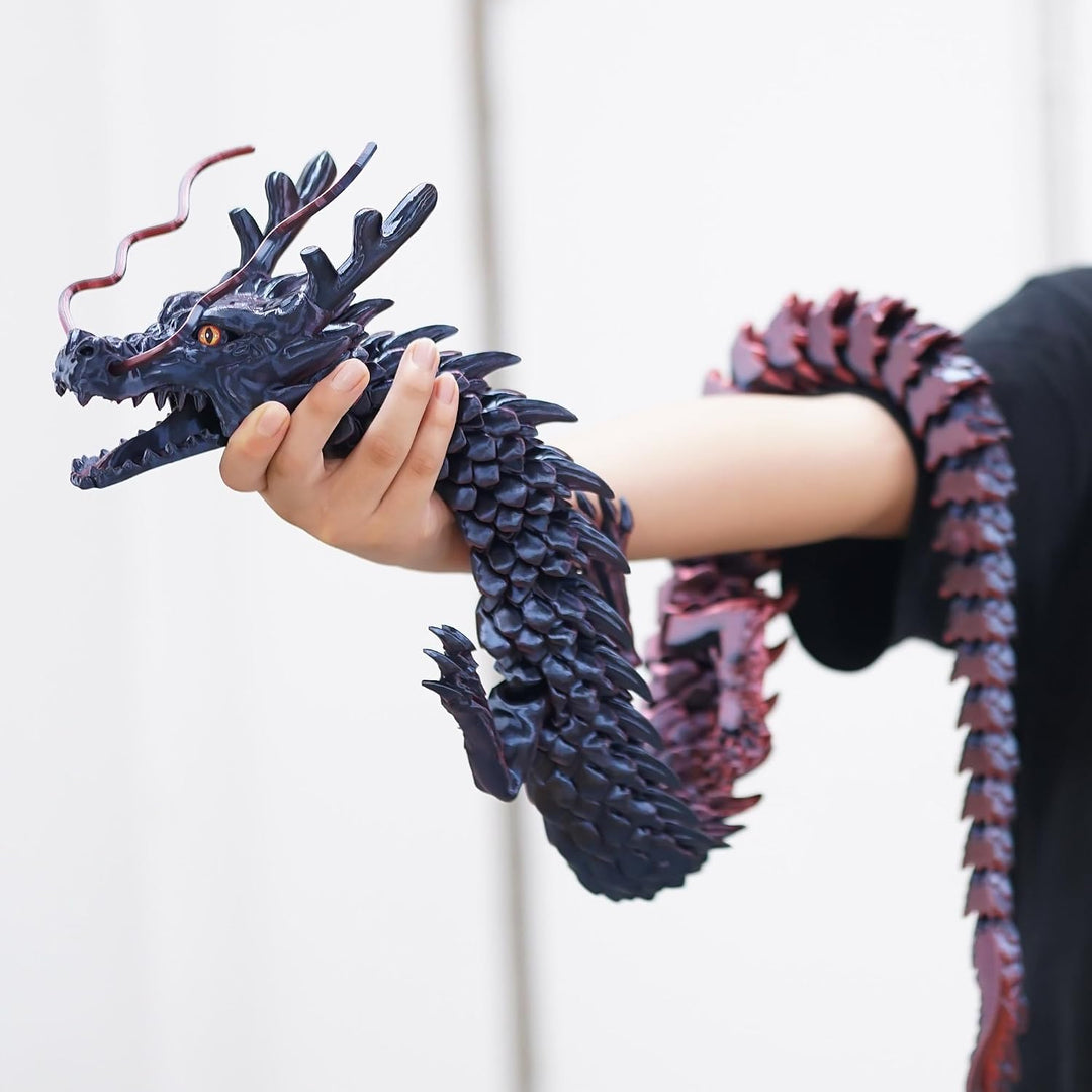 Juguetes de dragón grandes impresos en 3D, animales XXL de 47.3 pul...