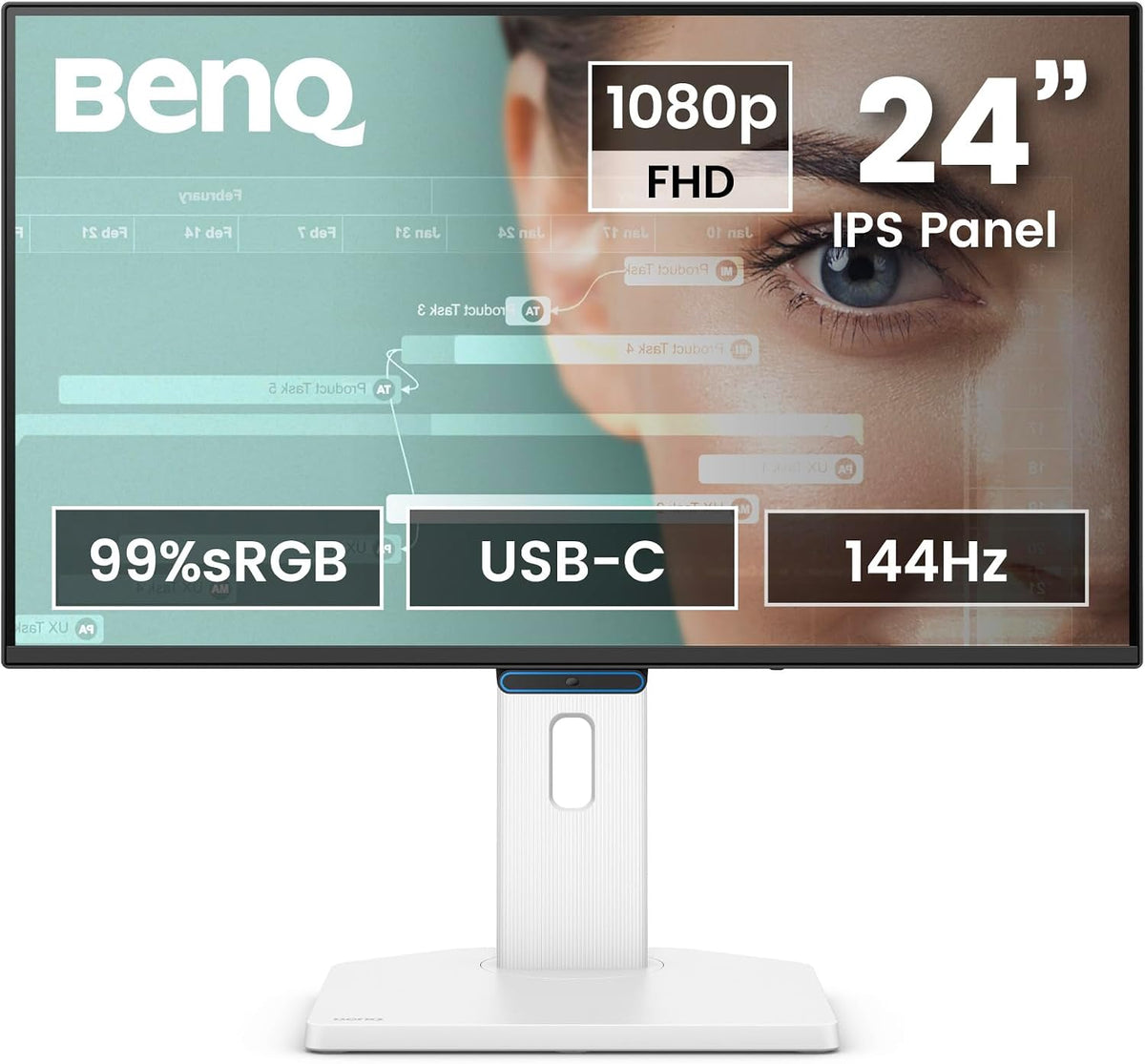 BenQ GW2490TC Montador de computadora IPS de 23.8 pulgadas, 1080P F...