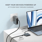 Satechi, ST-H4CPDM, hub USB 3.2 de 4 puertos