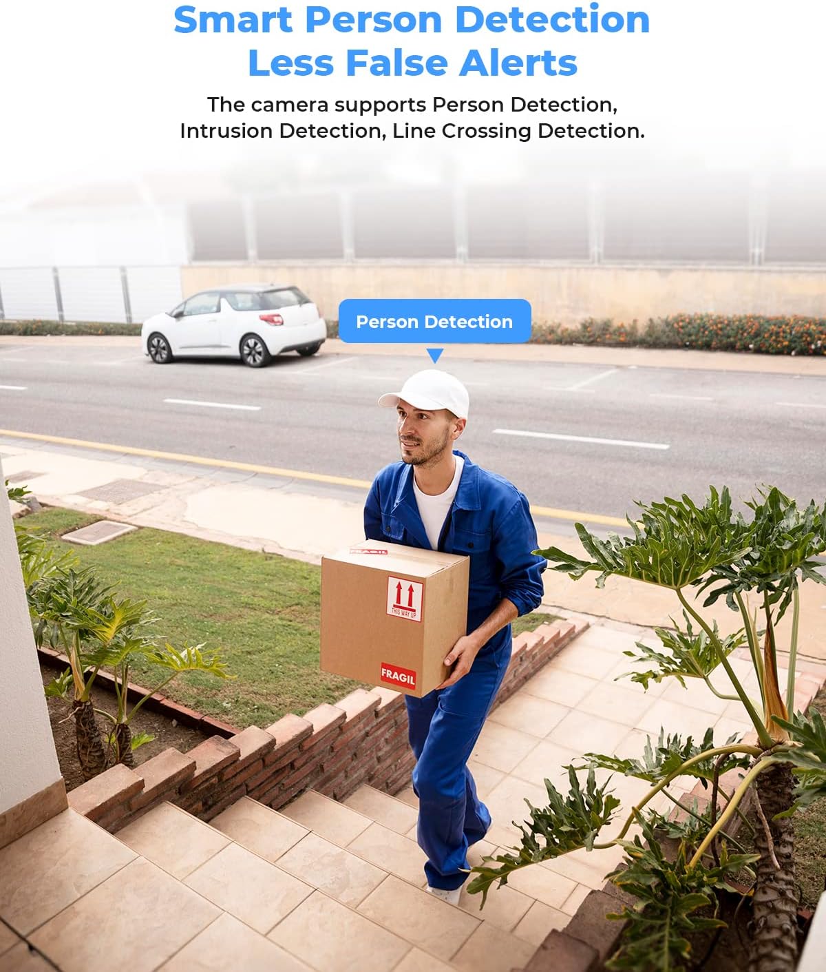 H.VIEW UltraHD 4K (8MP) Cámara IP POE de seguridad bala para exteri...