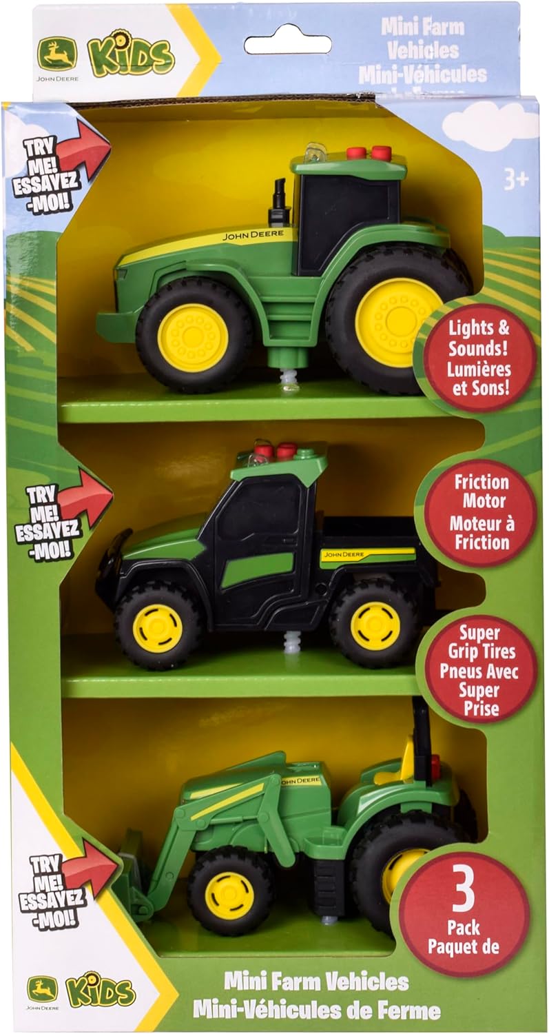 John Deere - Juego de 3 luces y sonido realista de