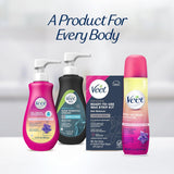 VEET Kit de depilación listo para usar para mujeres, tiras de cera...