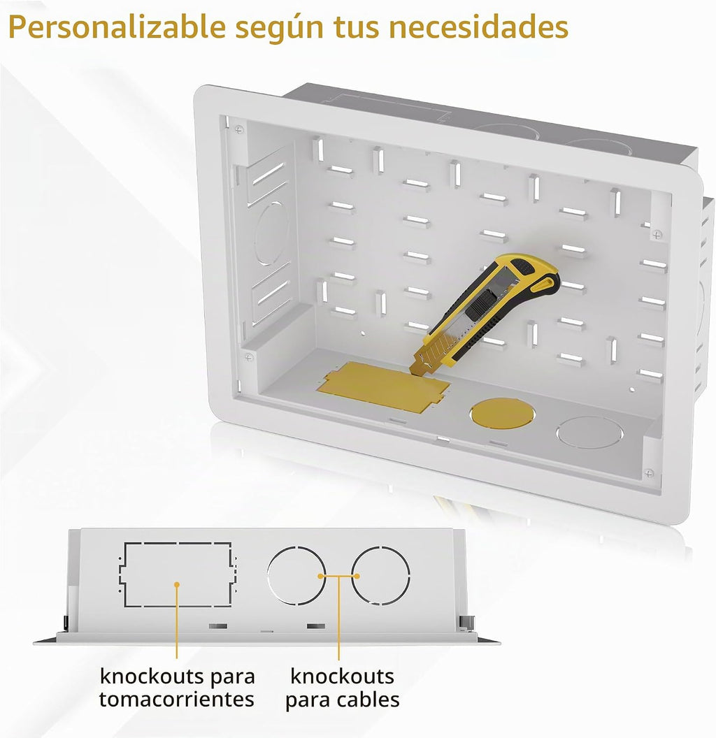 Mount-It PRO - Caja empotrable para medios de TV de 9 pulgadas