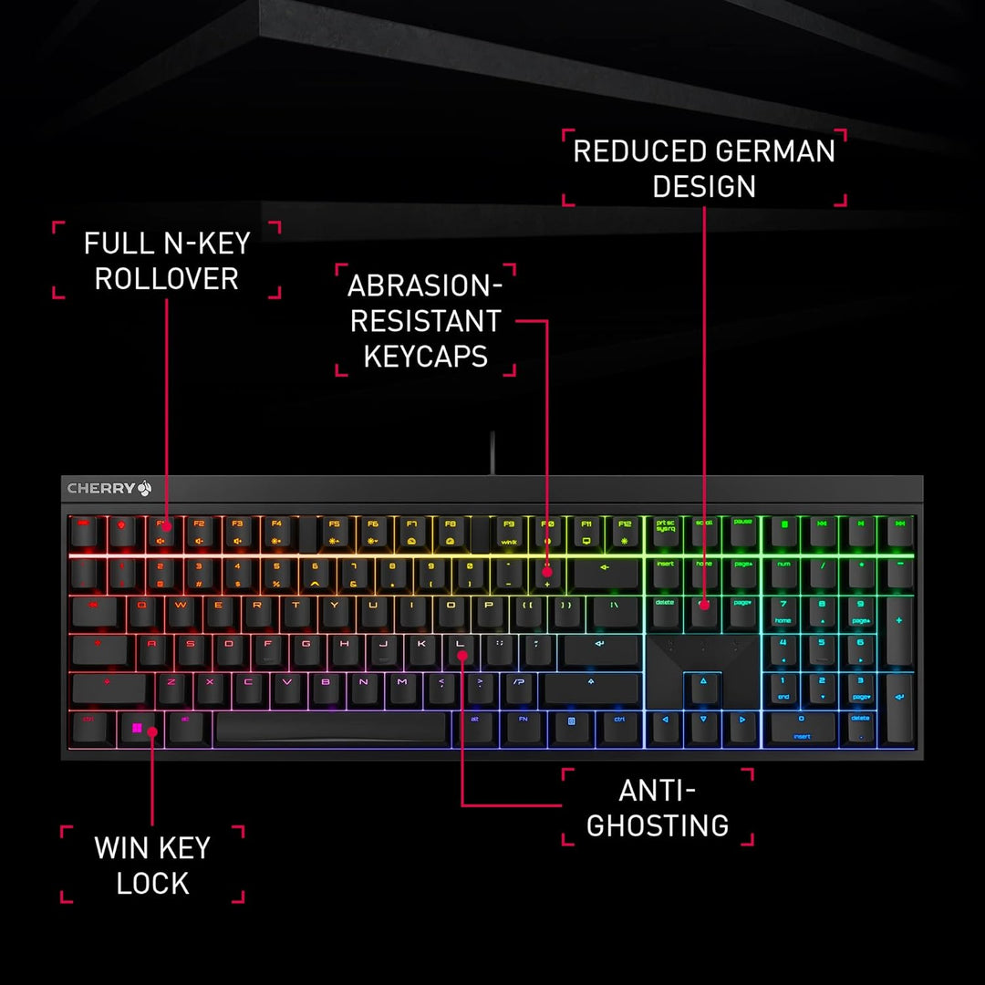 Cherry Xtfy MX 2.0S Teclado mecánico para juegos con cable con nuev...
