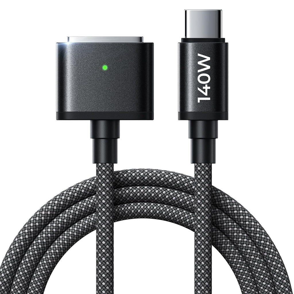 LISEN Cargador magnético para MacBook de 140 W, 3 cables para MacBook Pro