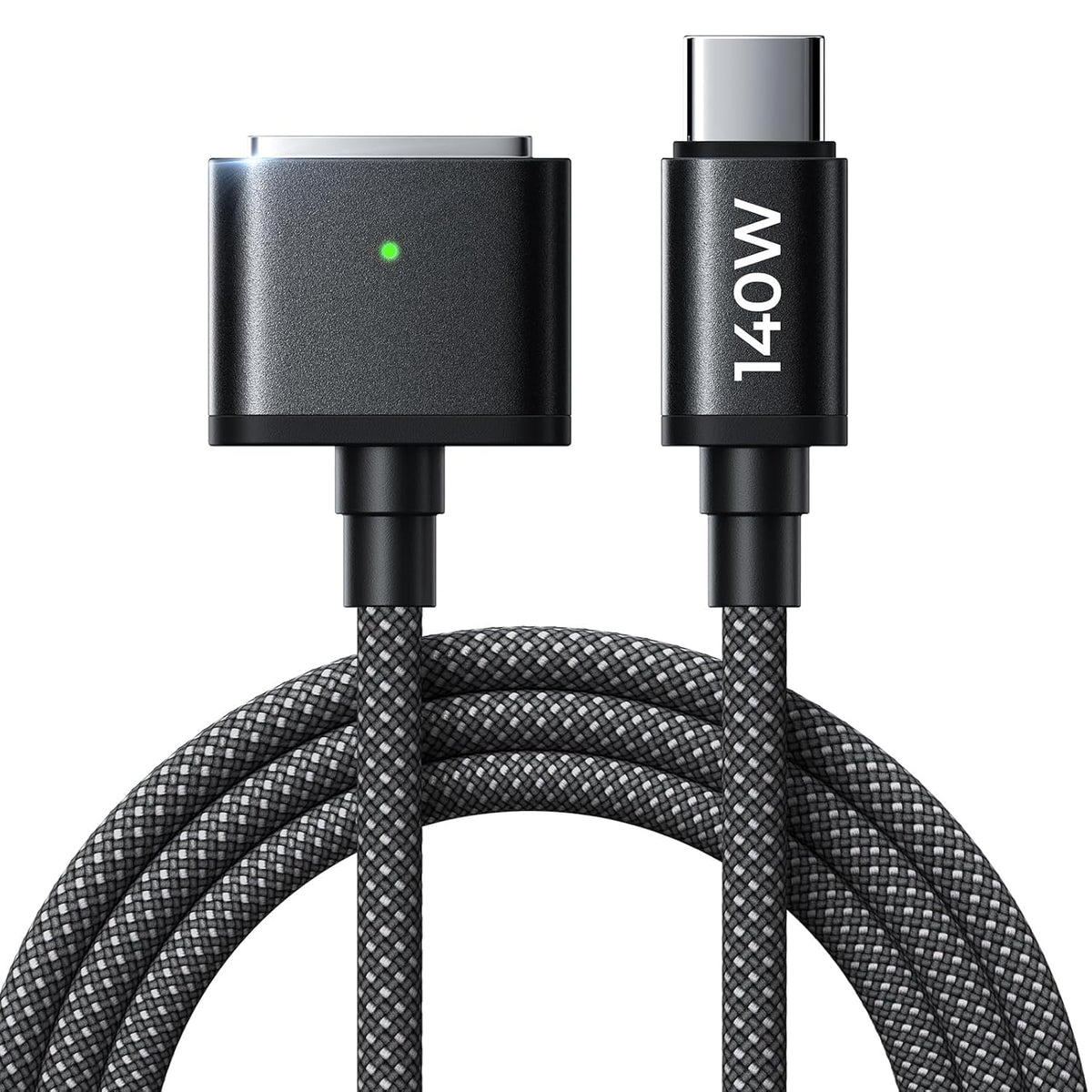 LISEN Cargador magnético para MacBook de 140 W, 3 cables para MacBook Pro