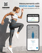 RENPHO Cinta métrica de cuerpo inteligente, aplicación Bluetooth