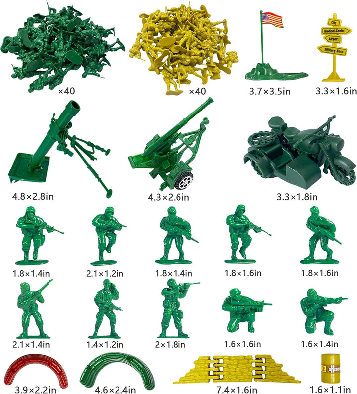TALGIC Juguetes de Hombres del Ejército Gran Juego de Batalla - El...