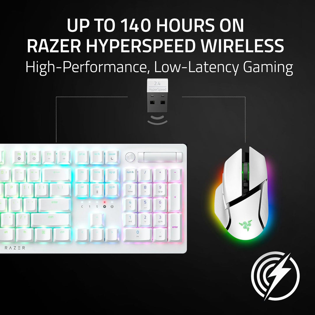 Razer Basilisk V3 Pro 35K Mouse inalámbrico para gaming: rueda incl...