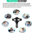 Giroscopio giratorio de metal de precisión, bien hecho de acero inoxidable, giro de larga duración que supera los 8 minutos, juguete de escritorio EDC, equilibrio perfecto, fácil de usar