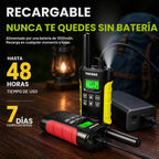 Walkie Talkies para niños, paquete de 4 radios recargables de 2 vías