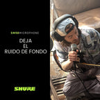 Micrófono SHURE, Negro