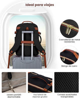 LOVEVOOK Mochila de equipaje de mano artículo personal bolsa de via...