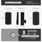 Kwikset Halo Select Plus Wi-Fi y Matter habilitado, bloqueo inteligente con