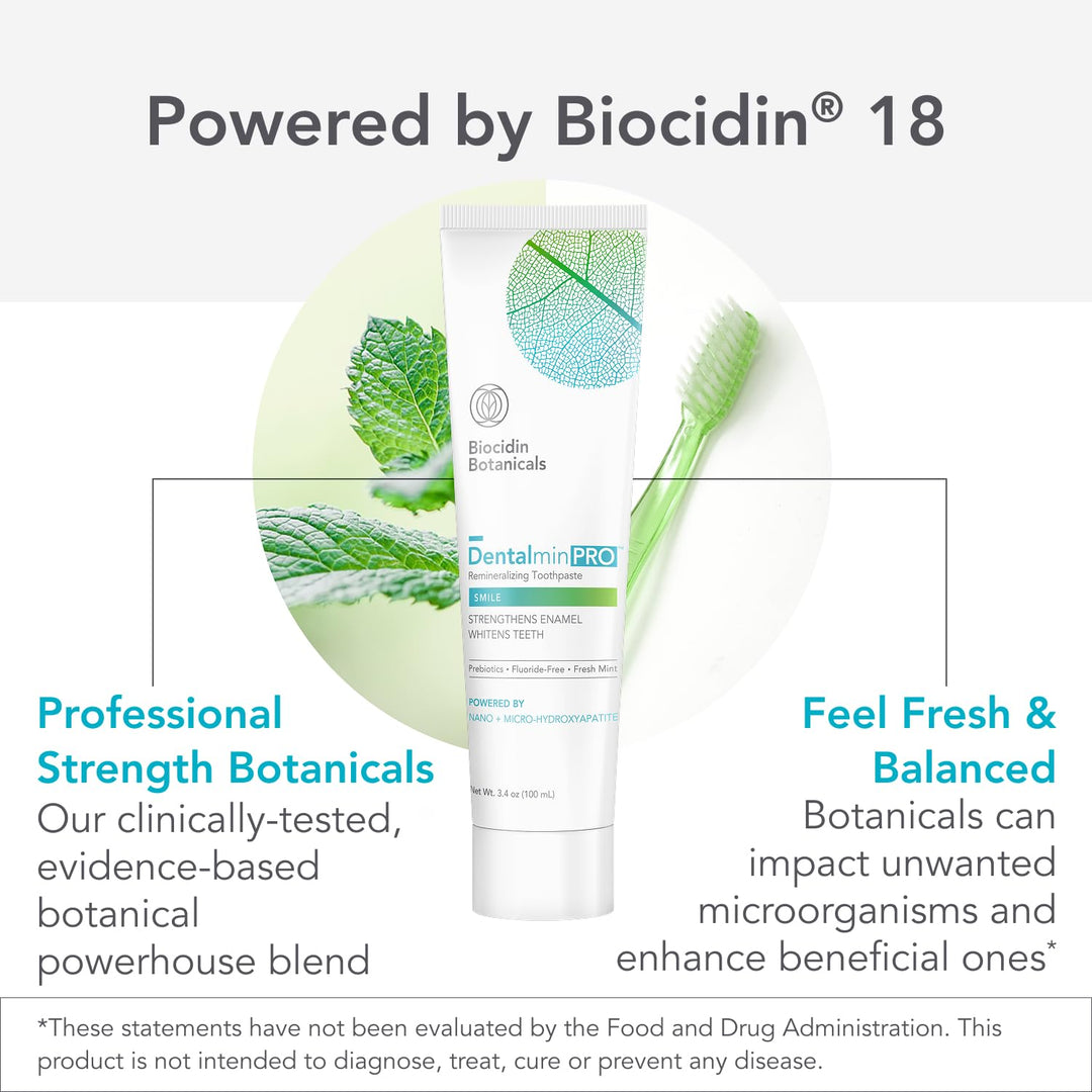 Biocidin Dentalmin Pro Pasta de Dientes Remineralizante - Sin Fluor...