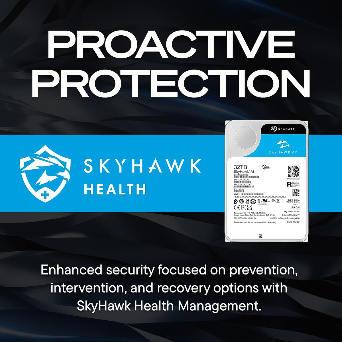 Seagate Skyhawk AI 32TB Disco Duro de Video Interno HDD \u2013 3.5...