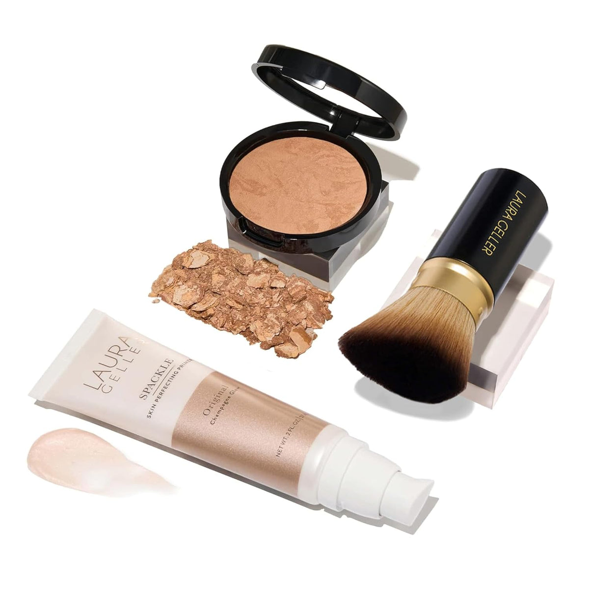 LAURA GELLER NEW YORK Kit de Rutina Diaria - Base en Polvo Correcto...