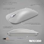 Incase Ratón móvil moderno diseñado por Microsoft, inalámbrico, platino