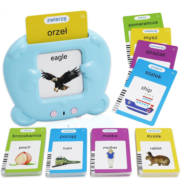 MAYAPHILOS 510 tarjetas flash hablantes en polaco e inglés | Juguet...