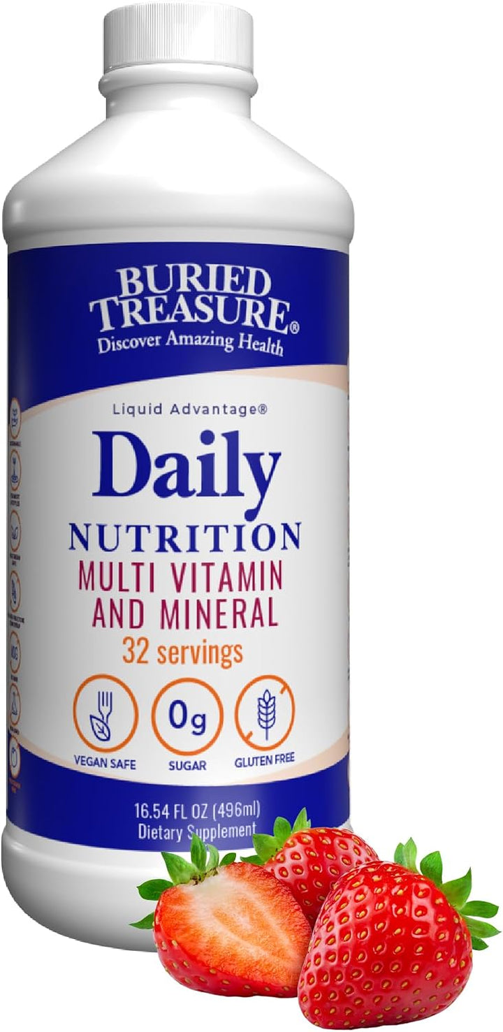 Buried Treasure Daily Nutrition Suplemento líquido multivitamínico...