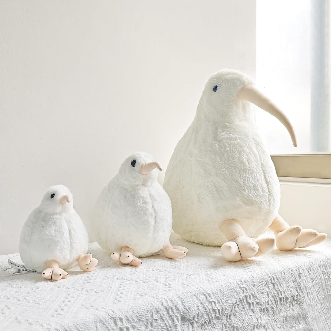 RejoyLix Kiwi Bird - Juguete de peluche de kiwi peludo, suave y esp...
