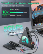 JoyReken, C8-BK-1, hub USB