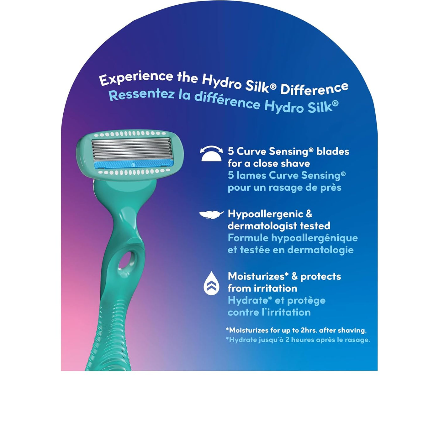 Schick Hydro Silk Sensitive - Recambios de cuchillas de afeitar par...