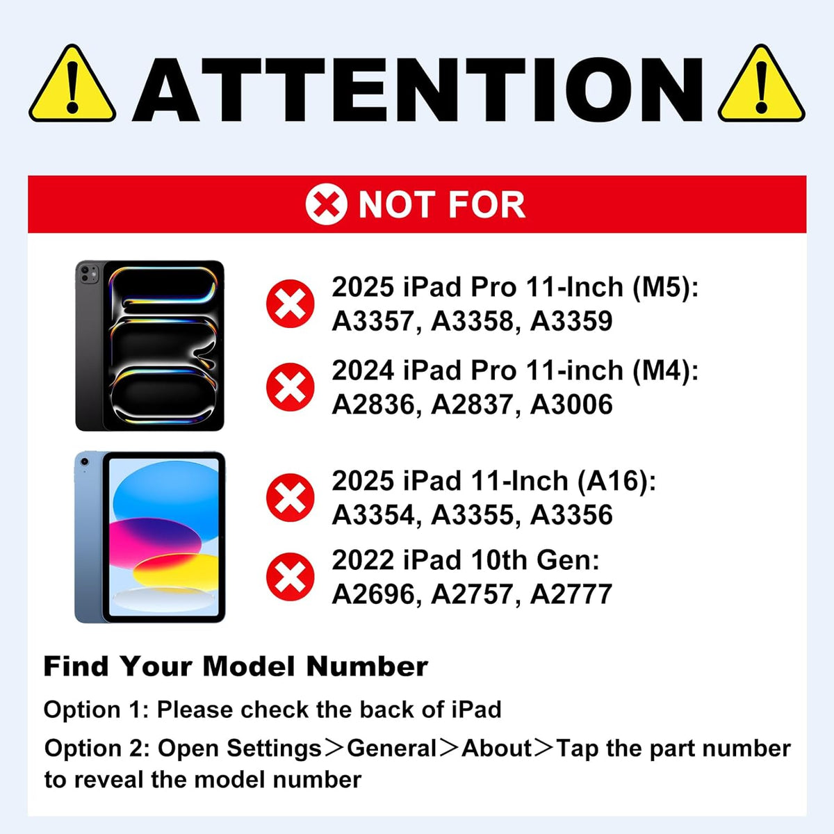 Funda de teclado para iPad Air de 11 pulgadas (M4 2026/M3 2025/M2 2024) y iPad Pro de 11 pulgadas (1ª/2ª/3ª/4ª generación), funda magnética con teclado de estilo mágico con trackpad multitáctil para iPad Air de 10.9 pulgadas de 4ª/5ª generación.