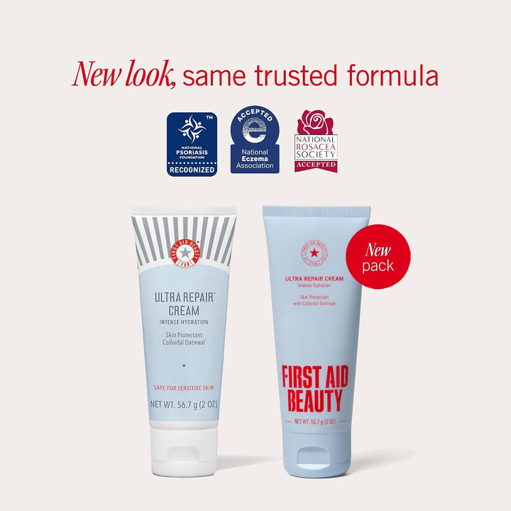 Crema ultra reparadora First Aid Beauty, hidratación intensa, humec...