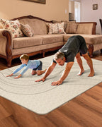Esterilla de yoga grande (75.5 x 47.6 x 0.4 pulgadas) extra ancha y gruesa de 0.394 in