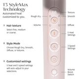 T3 Featherweight StyleMax - Secador de pelo iónico profesional con...