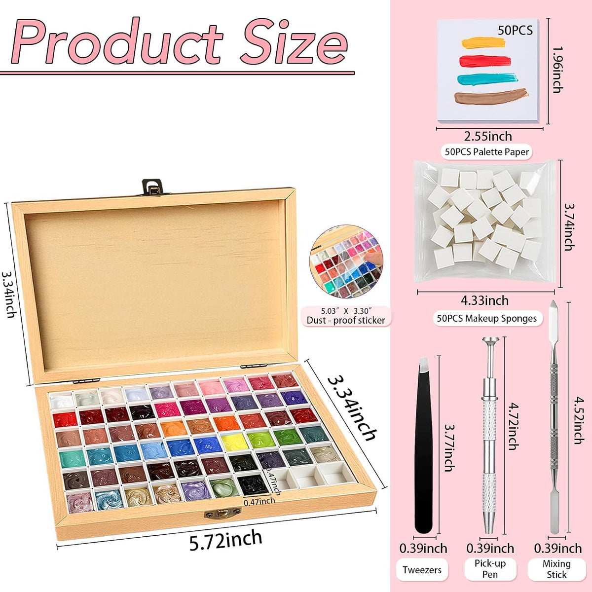 GZIXBDA - Paleta de esmaltes de gel y herramientas de 57 colores |...