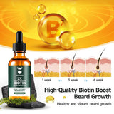 Aceite para el crecimiento de la barba, aceite de biotina para barb...