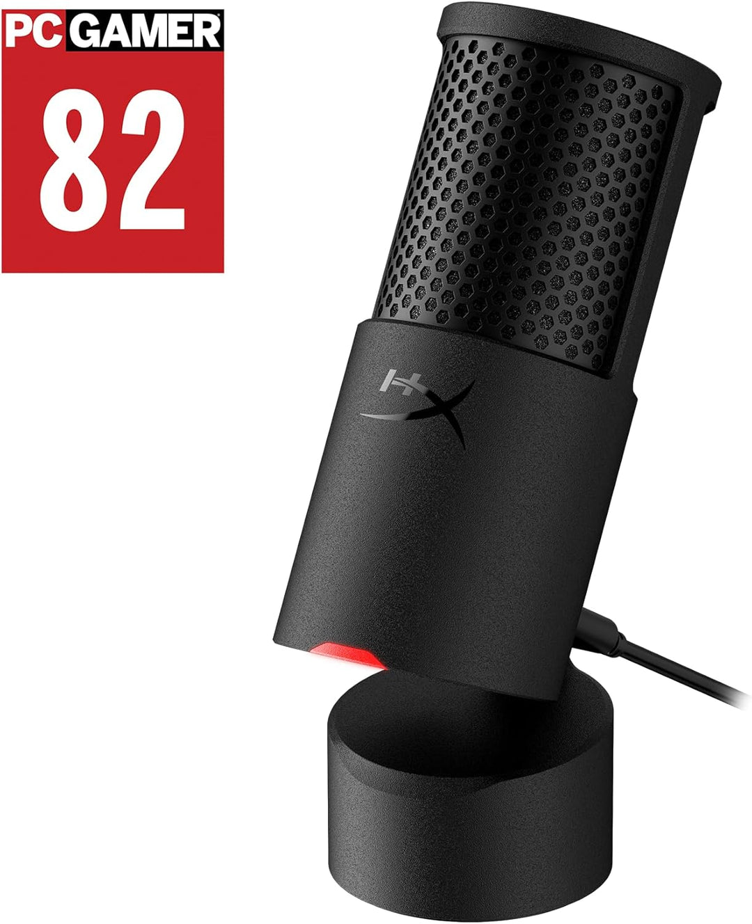 HyperX SoloCast 2 - Micrófono condensador USB para juegos para PC,...