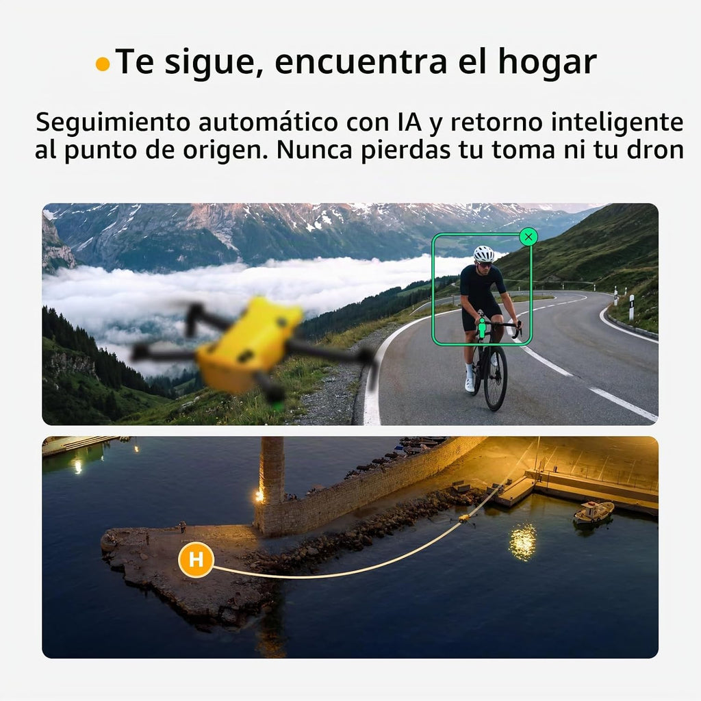 SKYROVER Dron X1 con cámara 4K, mini dron para adultos, foto de 8K, menos de 8.78 oz, transmisión de 9.32 mi, detección de obstáculos de 360 grados, tiempo de vuelo de 32 minutos