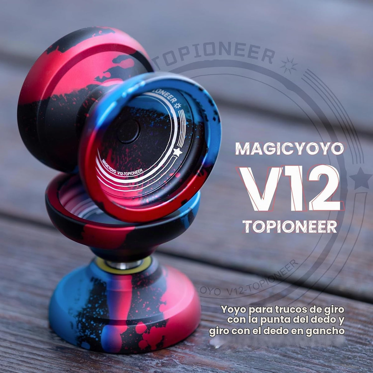 MAGICYOYO V12 Finger Spin Yoyo, Pro Responsive Yo-yo para Kids 8-12 o superior