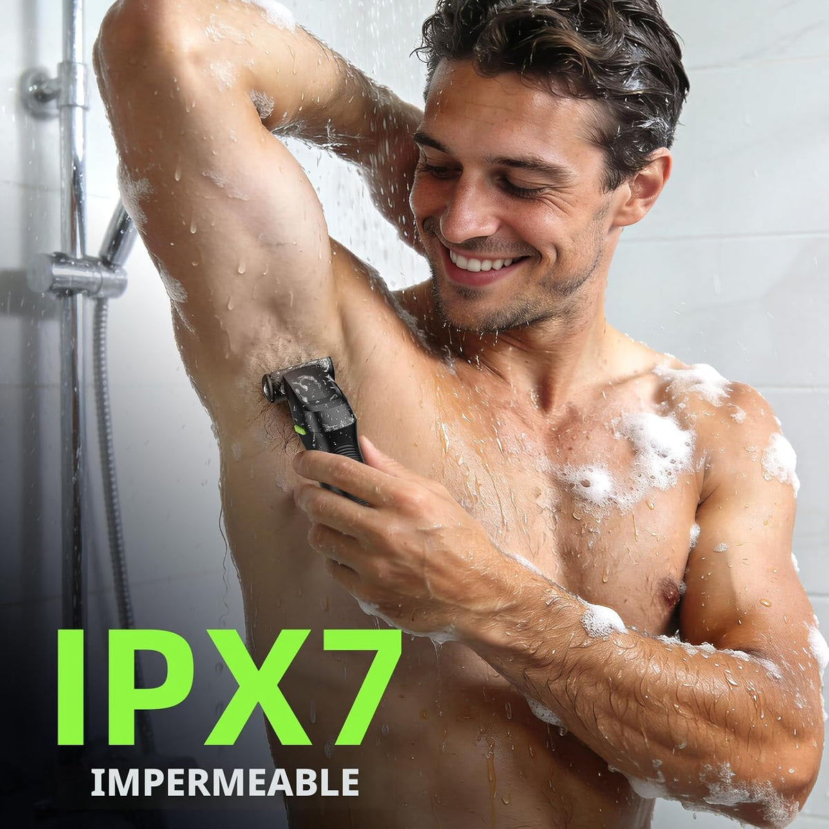 Recortadora de barba para hombres, kit de aseo 15 en 1, 3 velocidades, 150
