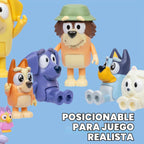 Bluey Super Fan - Juego de figuras de 12 personajes