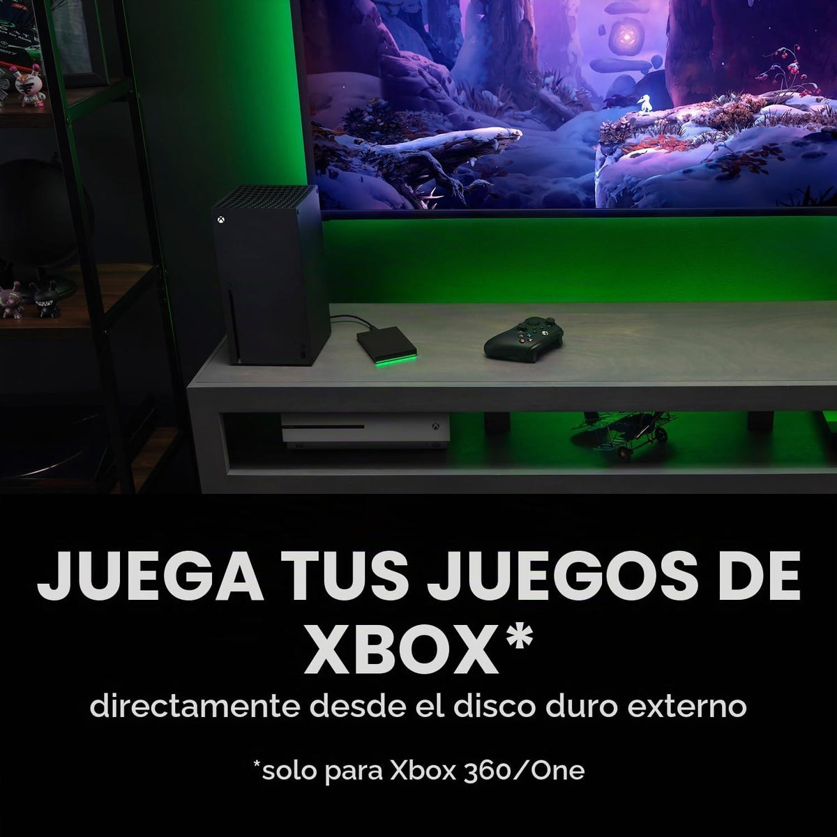 Seagate Unidad de juego de 2 TB para Xbox | USB 3.0 (STKX2000400)
