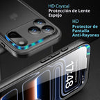 SPORTLINK - Funda impermeable para iPhone 18 Pro, 17 Pro, color negro