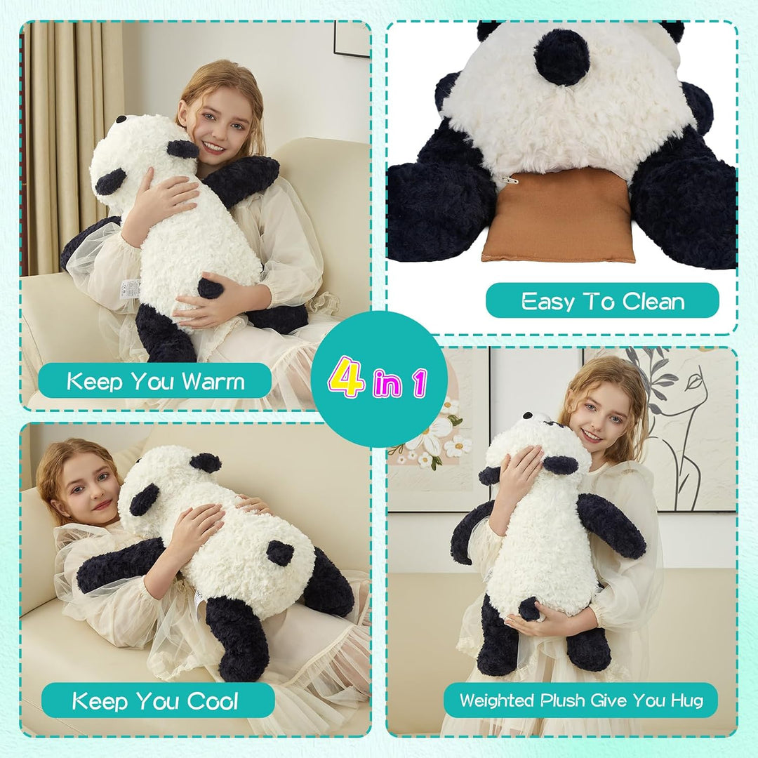 GILFWM 63,5 cm 2,27 kg Animales de peluche con peso Zorro, peluche...