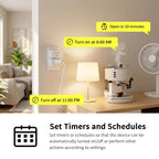 Zwave Outlet Mini, tamaño compacto, serie 800 Z-Wave largo alcance