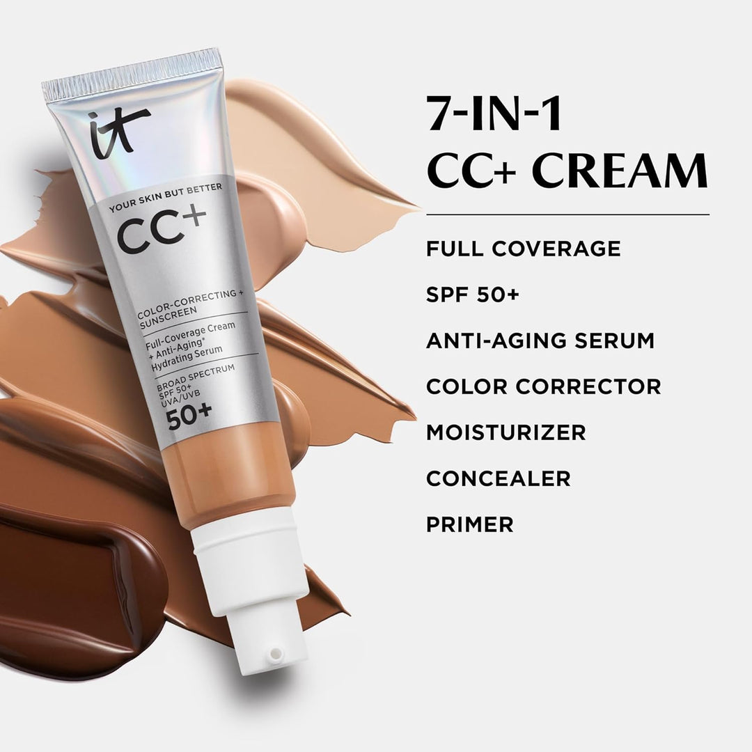IT Cosmetics CC+ Cream - Natural Full Coverage Foundation With SPF...